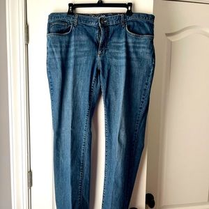 Eddie Bauer Boyfriend jeans size 18